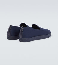 Giorgio Armani Canvas slip-on shoes