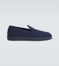 Giorgio Armani Canvas slip-on shoes - Giorgio Armani帆布一脚蹬鞋