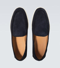 Giorgio Armani Divo slip-on suede loafers