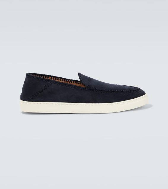 Giorgio Armani Divo slip-on suede loafers