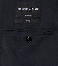 Giorgio Armani Double-breasted silk-blend blazer