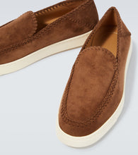 Giorgio Armani Galleria 3 suede loafers