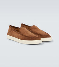 Giorgio Armani Galleria 3 suede loafers