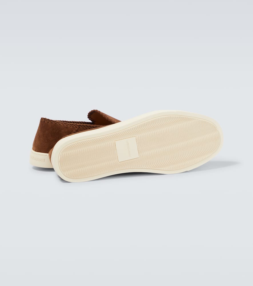 Giorgio Armani Galleria 3 suede loafers