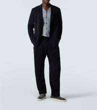 Giorgio Armani Galleria 3 suede slip-on shoes