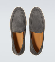Giorgio Armani Galleria 3 suede slip-on shoes