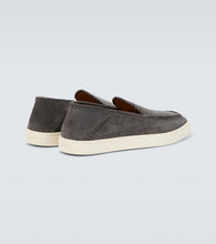 Giorgio Armani Galleria 3 suede slip-on shoes