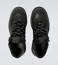 Giorgio Armani Leather lace-up boots