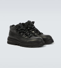 Giorgio Armani Leather lace-up boots