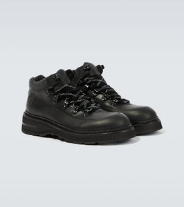 Giorgio Armani Leather lace-up boots