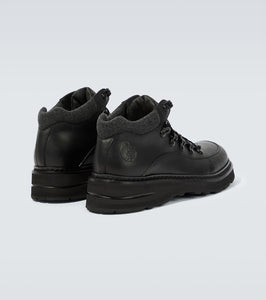 Giorgio Armani Leather lace-up boots