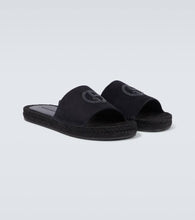 Giorgio Armani Logo leather sandals