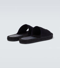 Giorgio Armani Logo leather sandals