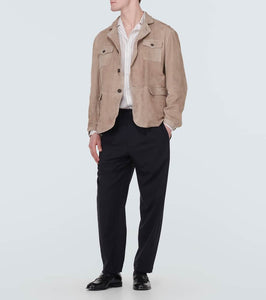 Giorgio Armani Suede western shirt