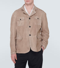 Giorgio Armani Suede western shirt