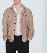 Giorgio Armani Suede western shirt