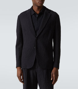 Giorgio Armani Wool seersucker blazer