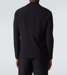 Giorgio Armani Wool seersucker blazer