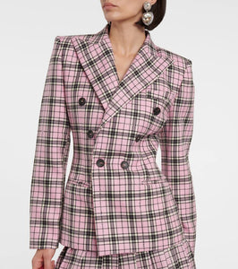 Giuseppe di Morabito Checked wool blazer