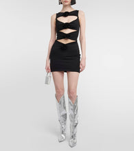 Giuseppe di Morabito Corsage cutout crêpe minidress