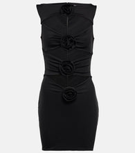 Giuseppe di Morabito Corsage cutout crêpe minidress