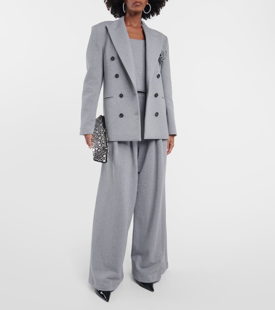 Giuseppe di Morabito Double-breasted cotton jersey blazer