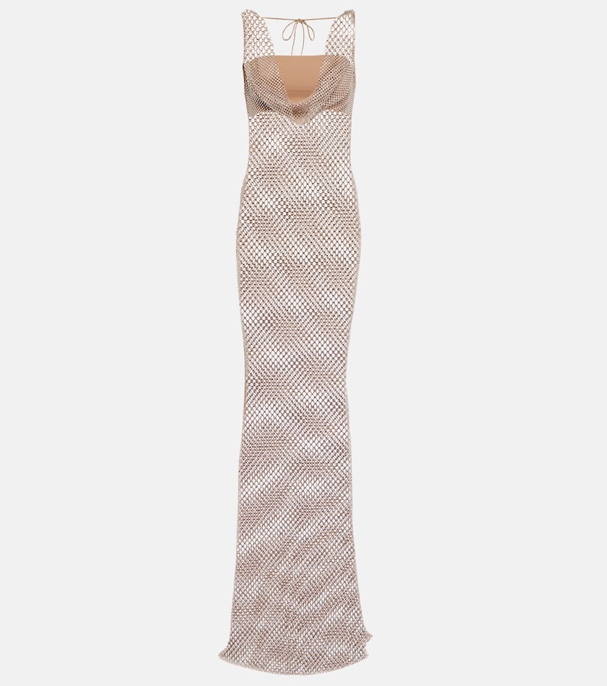 Giuseppe di Morabito Embellished mesh gown. Giuseppe di Morabito 缀饰网纱礼服