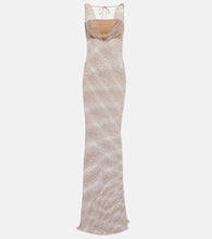 Giuseppe di Morabito Embellished mesh gown. Giuseppe di Morabito 缀饰网纱礼服