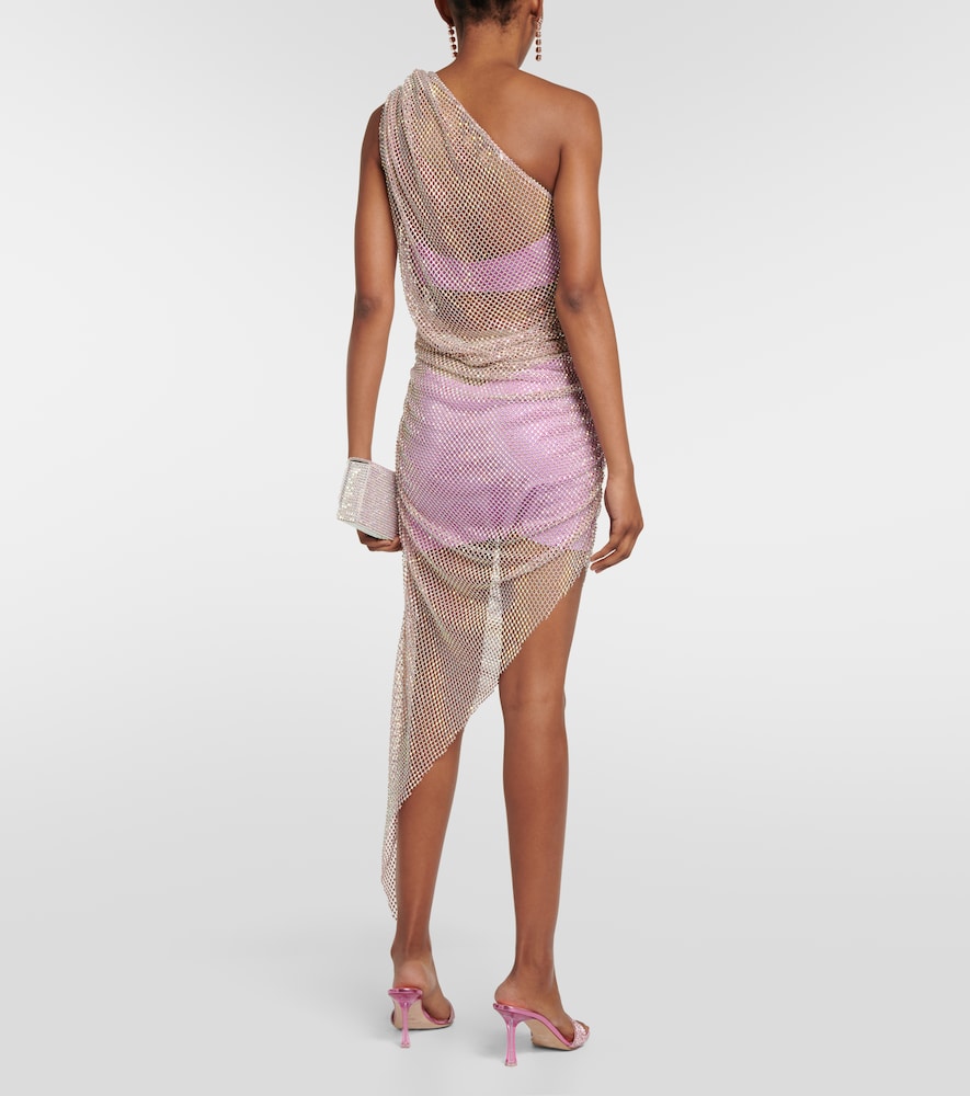 Giuseppe di Morabito Embellished mesh midi dress