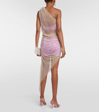 Giuseppe di Morabito Embellished mesh midi dress