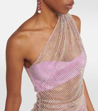 Giuseppe di Morabito Embellished mesh midi dress