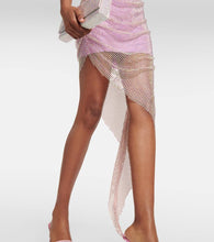 Giuseppe di Morabito Embellished mesh midi dress