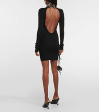 Giuseppe di Morabito Embellished wool-blend minidress