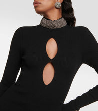 Giuseppe di Morabito Embellished wool-blend minidress