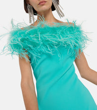 Giuseppe di Morabito Feather-trimmed minidress