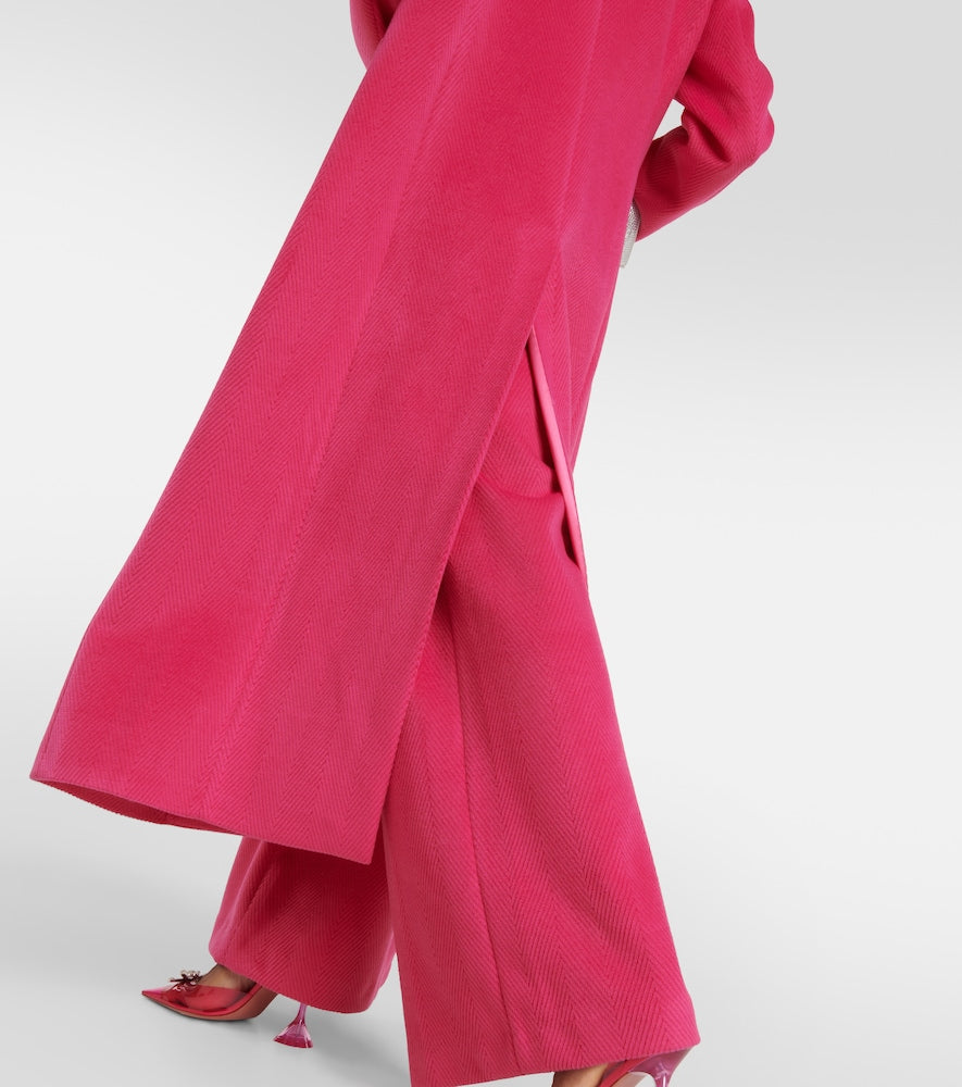 Giuseppe di Morabito Floral-appliqu√É¬© double-breasted coat
