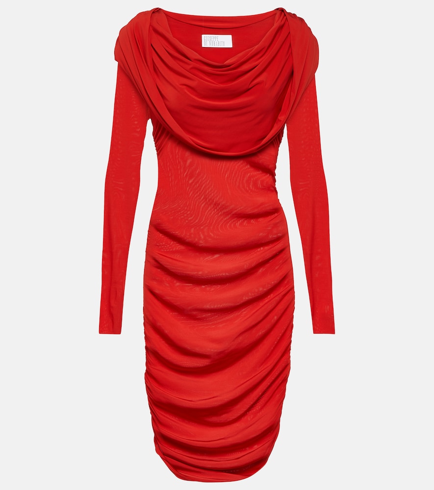 Giuseppe di Morabito Hooded jersey minidress. Giuseppe di Morabito 连帽平纹针织迷你连衣裙