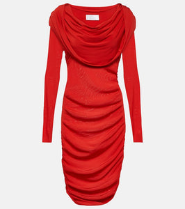 Giuseppe di Morabito Hooded jersey minidress