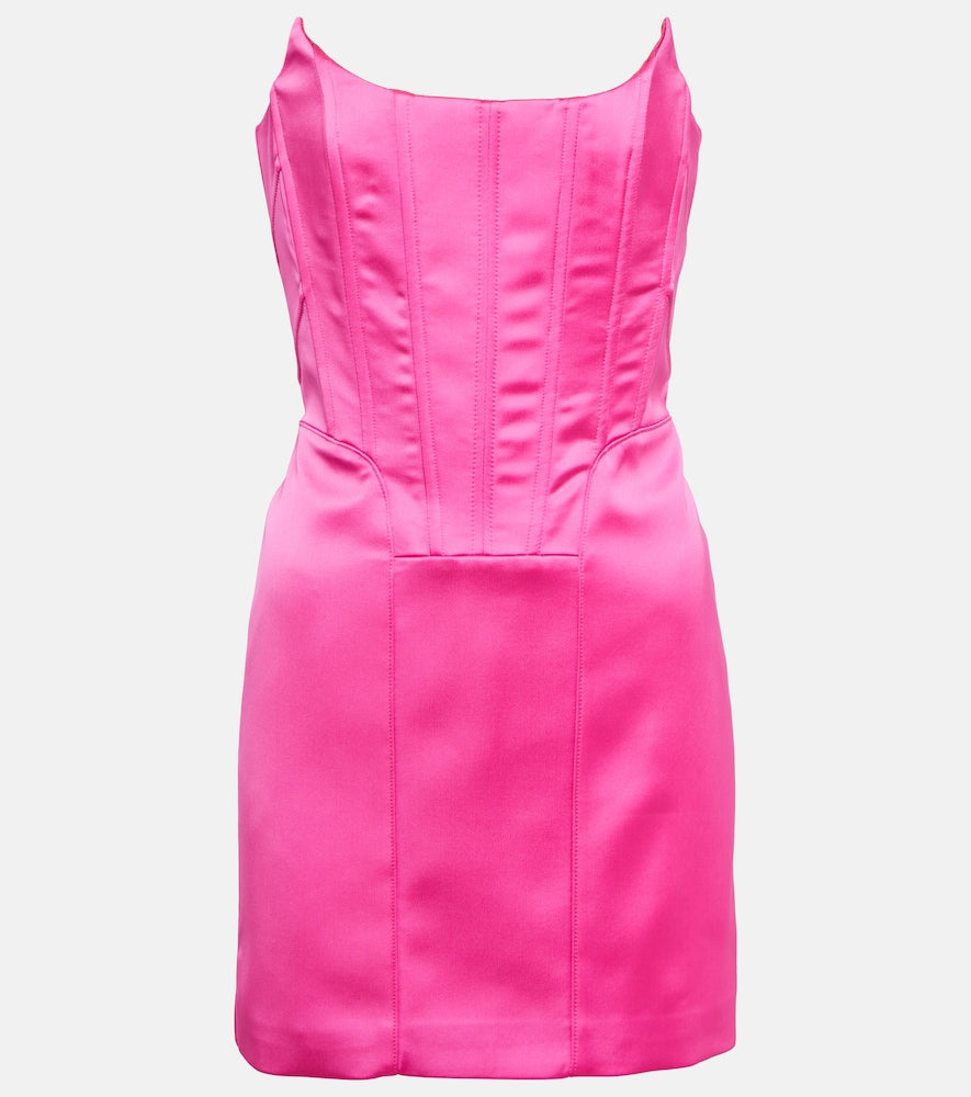 Giuseppe di Morabito Satin bustier minidress. Giuseppe di Morabito 缎面紧身胸衣迷你连衣裙