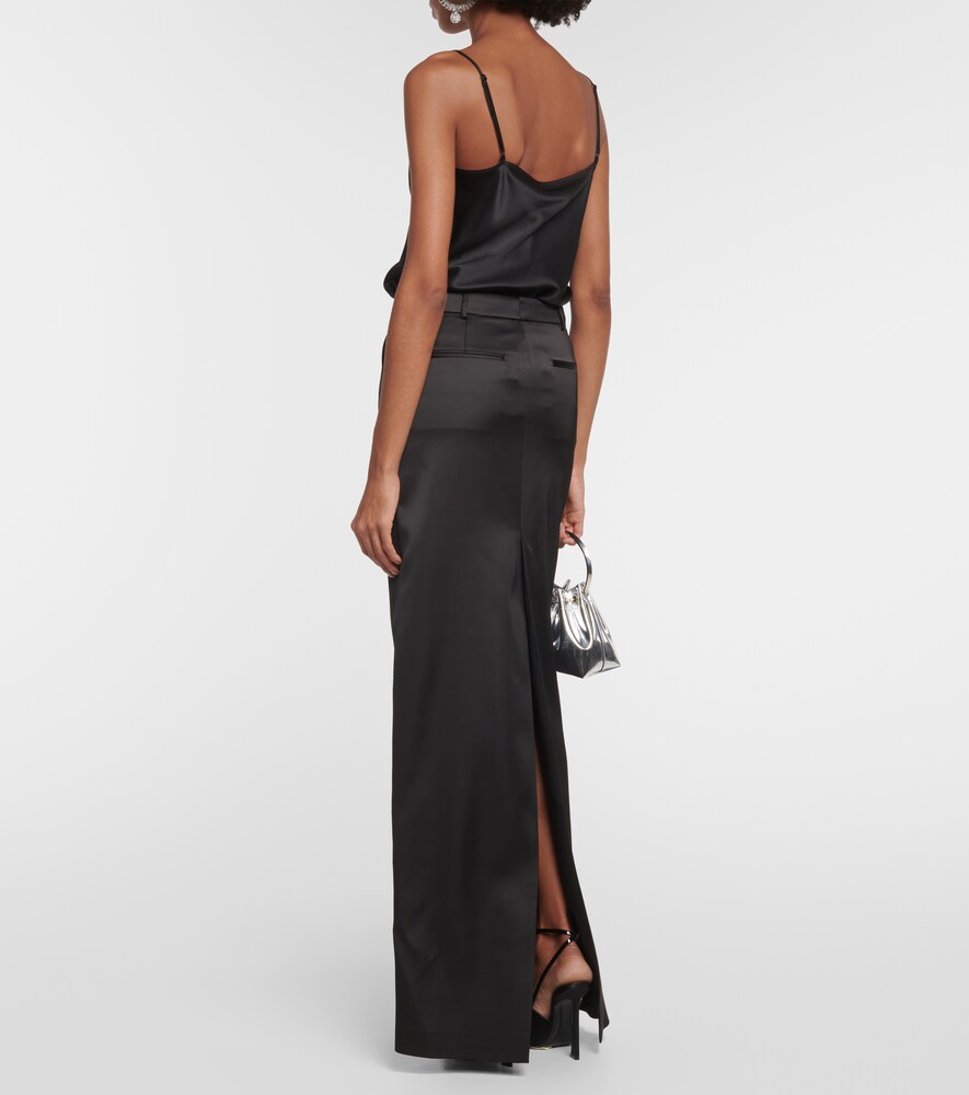 Giuseppe di Morabito Satin maxi skirt