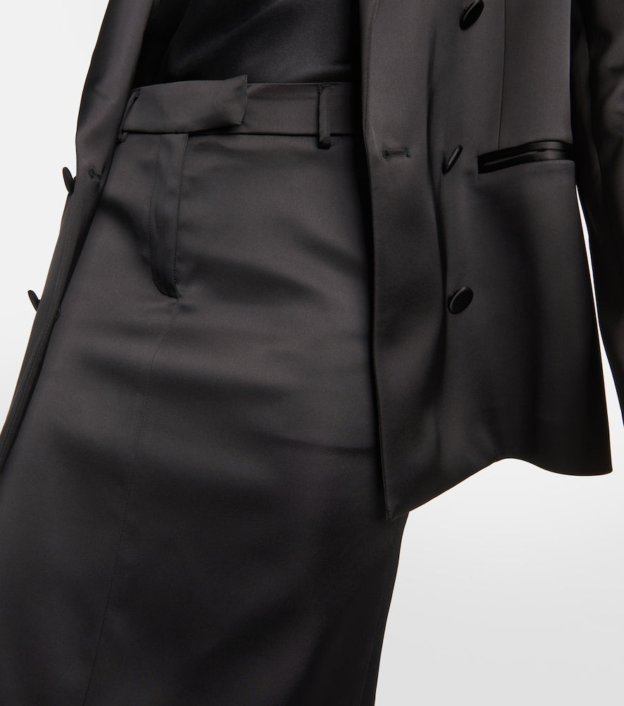 Giuseppe di Morabito Satin maxi skirt