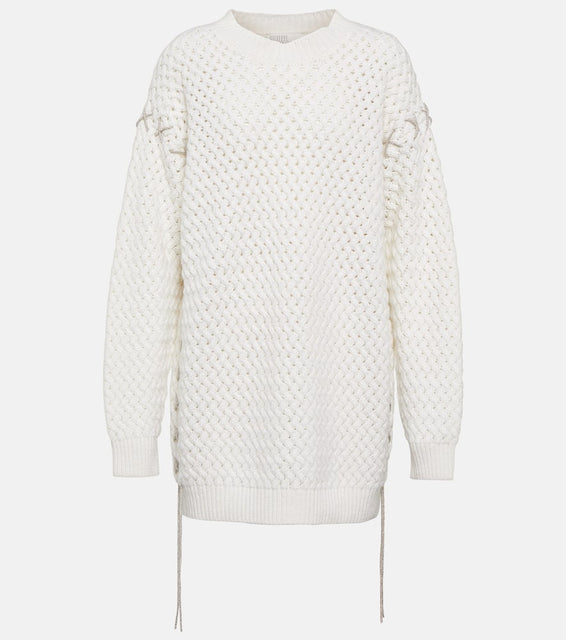 Giuseppe di Morabito Wool and cashmere minidress