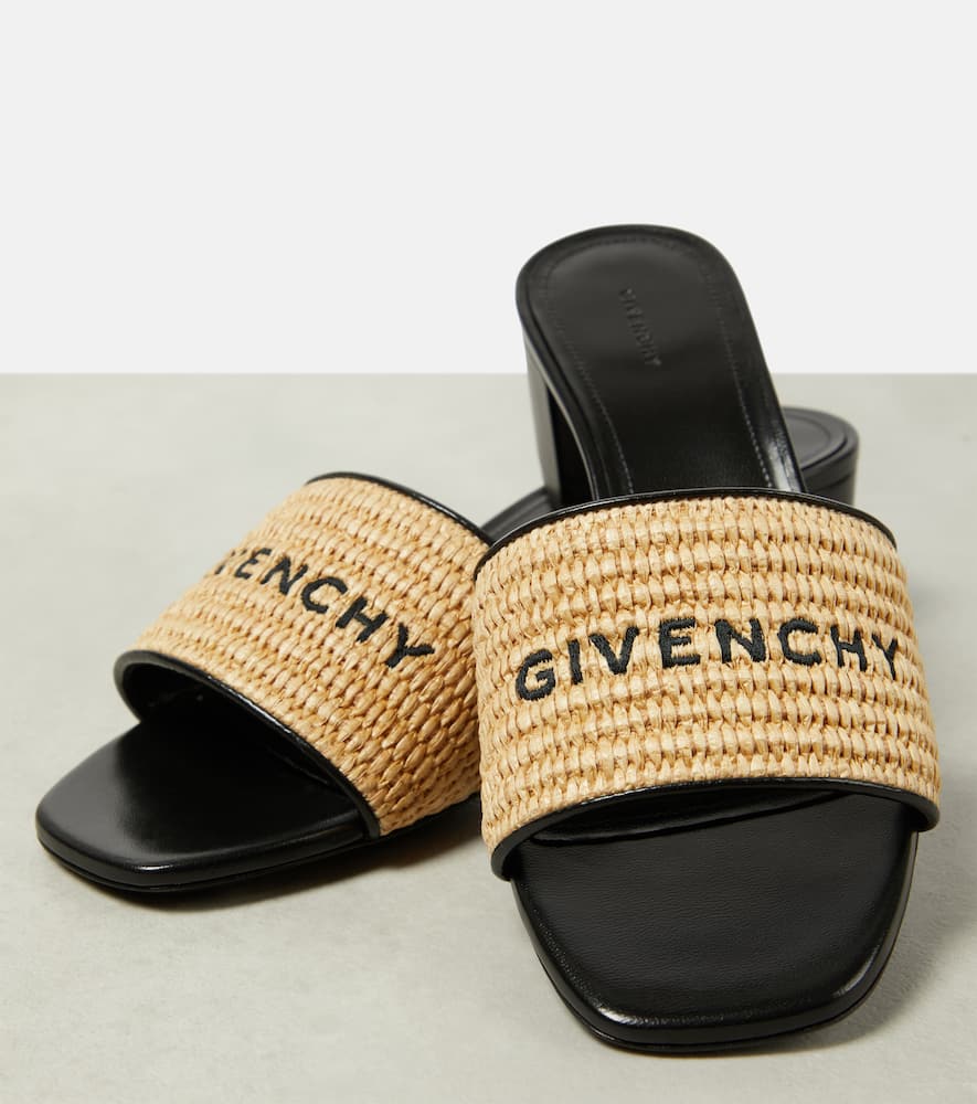 Givenchy 45 logo embroidered mules