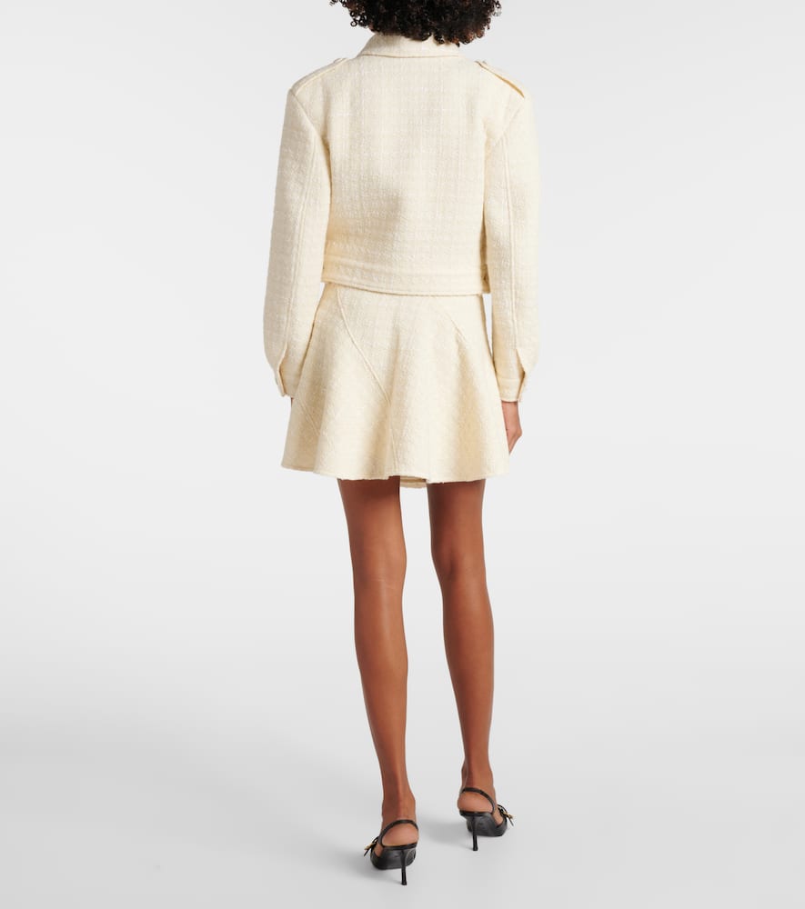 Givenchy 4G Liquid cropped tweed jacket