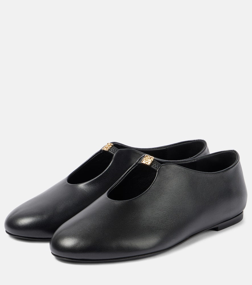 Givenchy 4G Liquid leather ballet flats