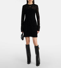 Givenchy 4G snake-effect tulle minidress