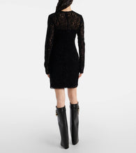 Givenchy 4G snake-effect tulle minidress