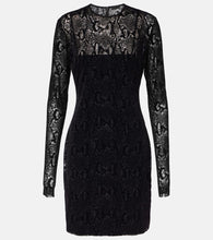Givenchy 4G snake-effect tulle minidress