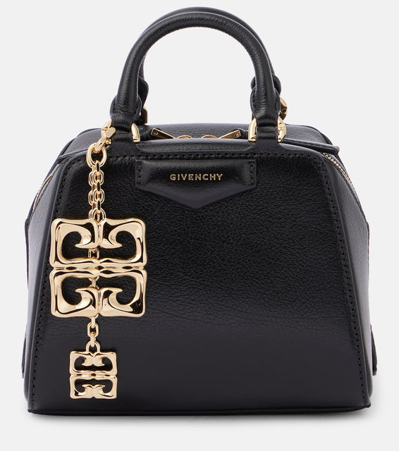 Givenchy Antigona Cube Nano leather tote bag. Shop Givenchy Top-Handle Bags for women now.