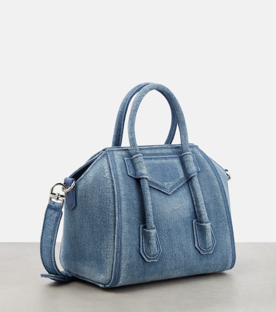 Givenchy Antigona Lock Mini denim tote bag